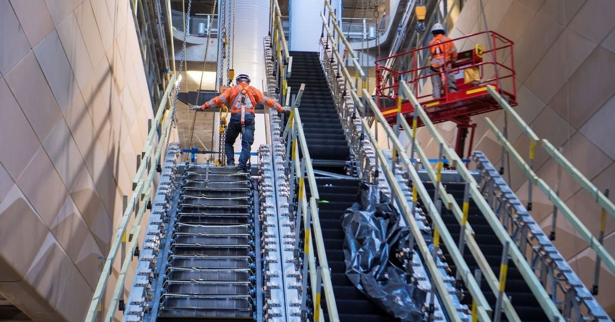 Central Station longest escalator