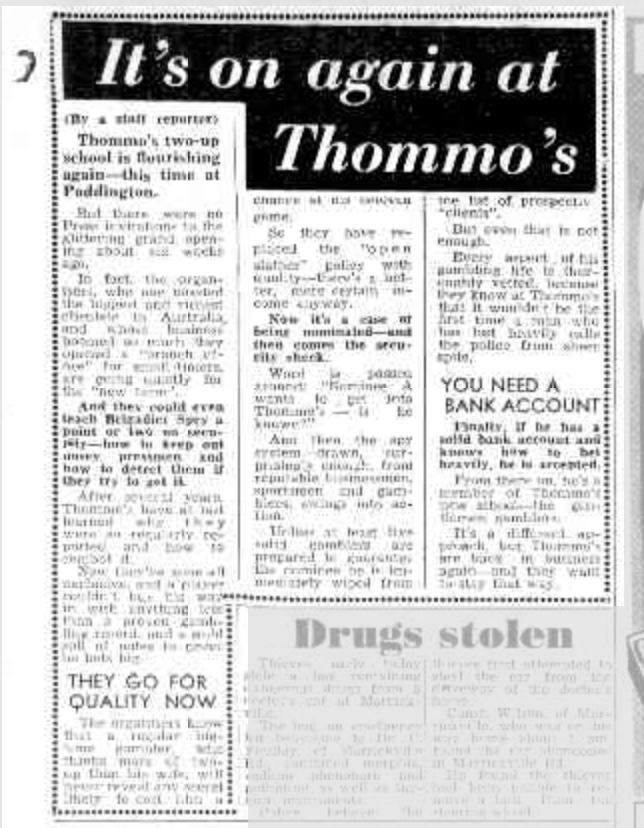 Thommo's Two up School