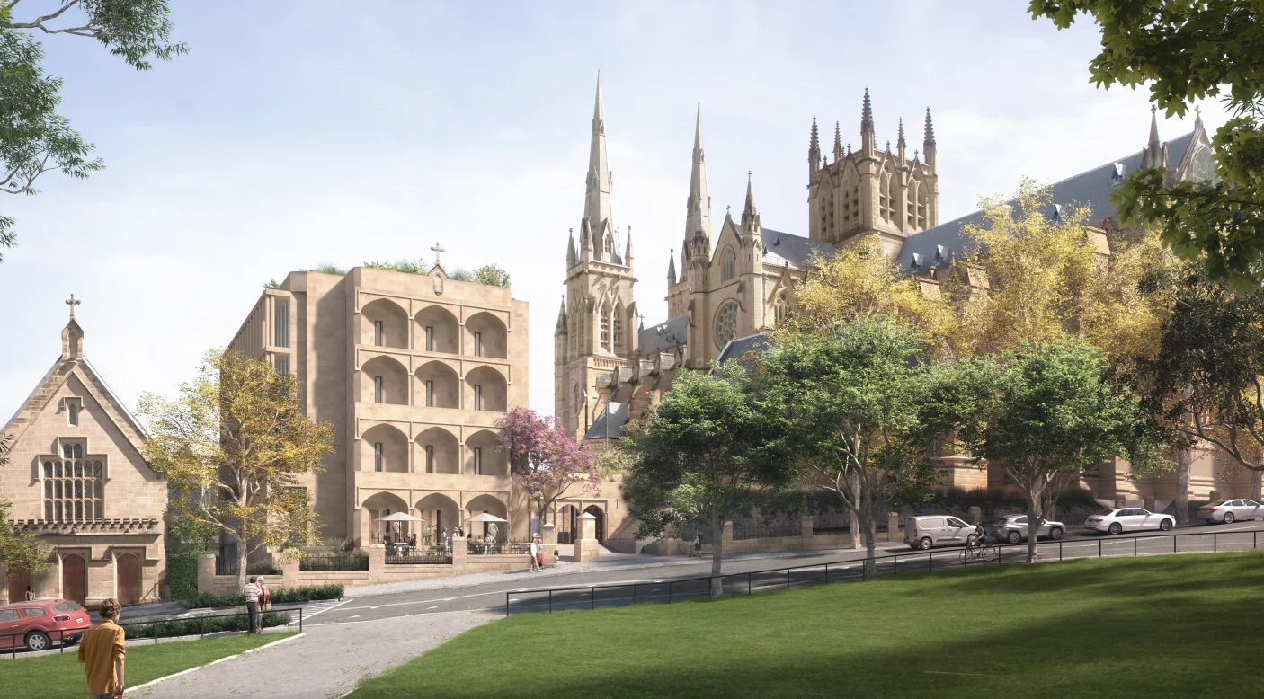 St Mary’s Cathedral expansion plans in Sydney
